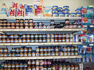 baby food section