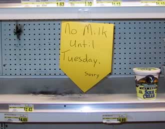 No milk