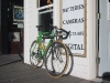 Bike outside camera store