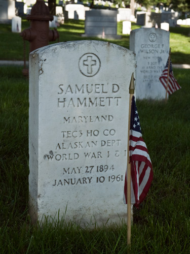 Dashill Hammett - Arlington Cemetery