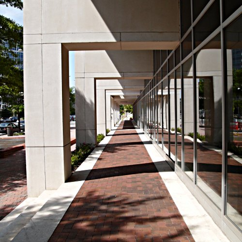 fish & wildlife building - across the street from our apartment