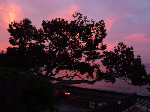 Actually sunrise.