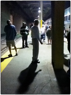 Smoke Break in Indianapolis