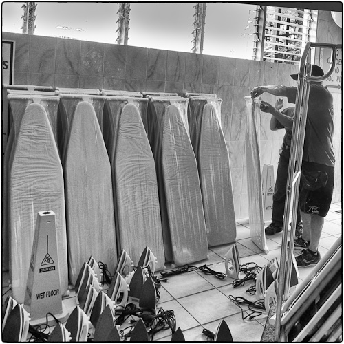 The invasion of the ironing boards