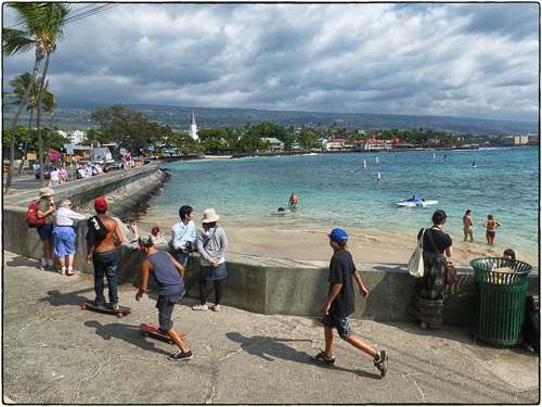 Kailua Pier - Start of the Bus Ride