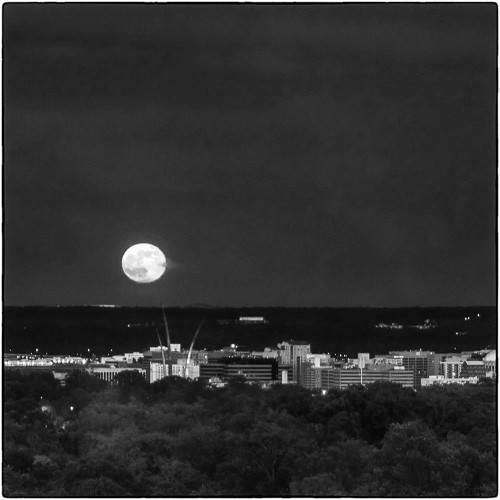 Mooning the AF Memorial