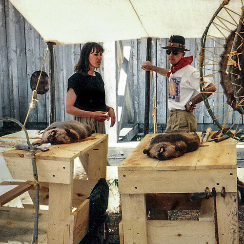 And, he inspects a couple of dead beavers.