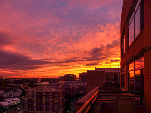 Sunset After A Day of Rain