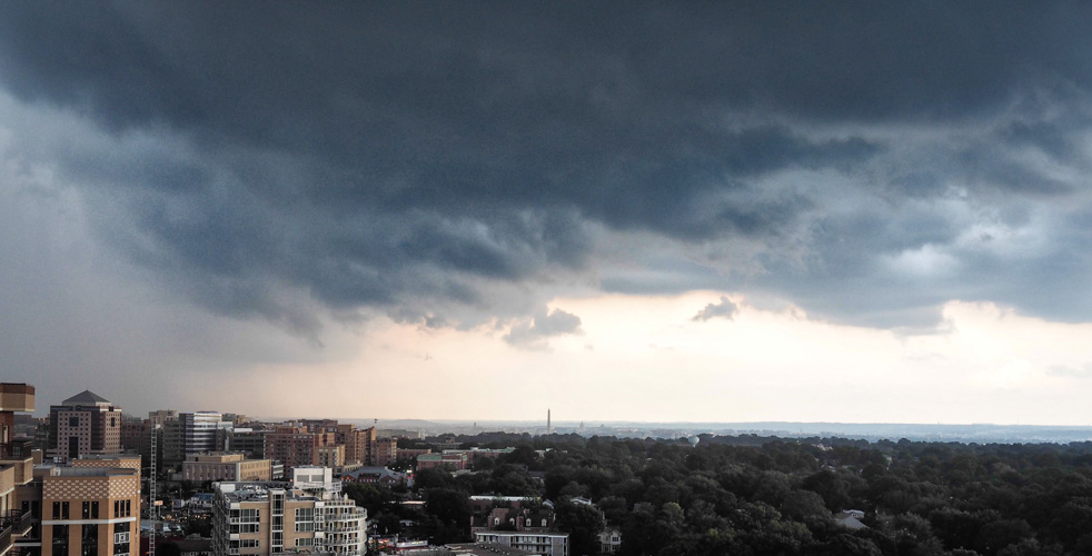 Coming storm - yesterday