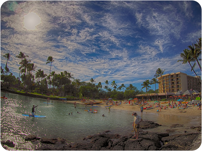 Kamakahonou Beach - New Year's Eve 2014