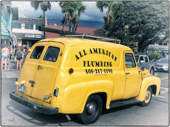 Vintage Panel Truck - Still On The Job