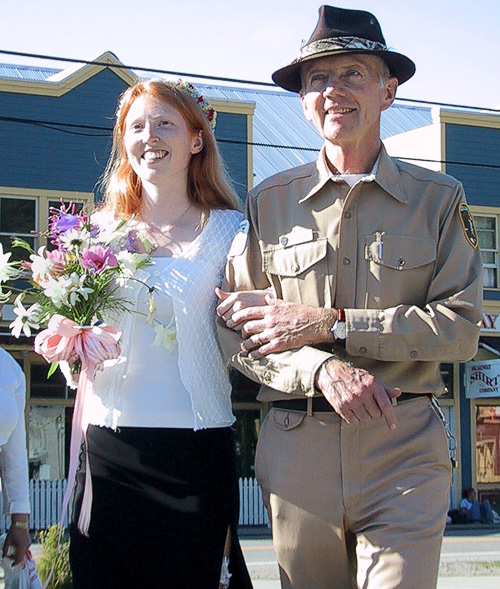 This was one of Carlton's proudest moments - Honorary Father of the Bride