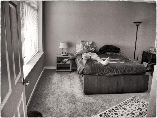 Carlton - Takes one last nap.