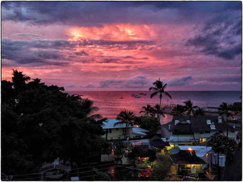 Sunset - My Place in Kona - Nov 2014