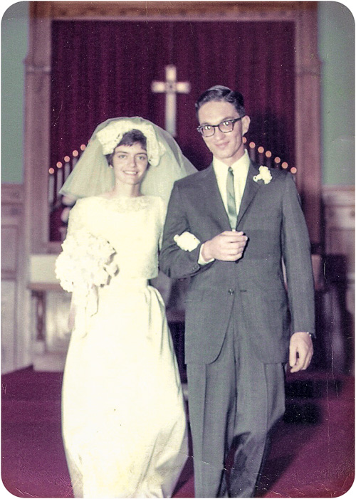 Peg and Chuck's Wedding - 1960's