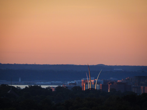 Air Force Memorial - this morning's Photo Op