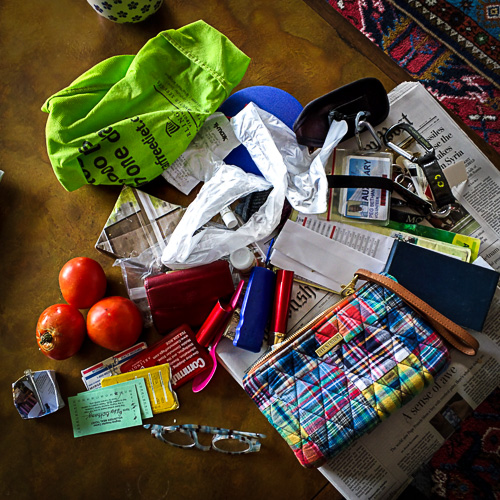 The contents of my purse