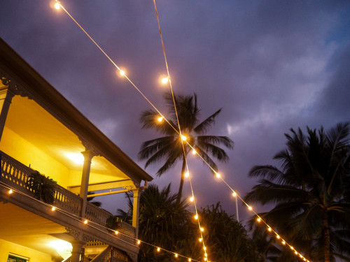 And, we always point out the Hulihe'e Palace had electricity before the White House.