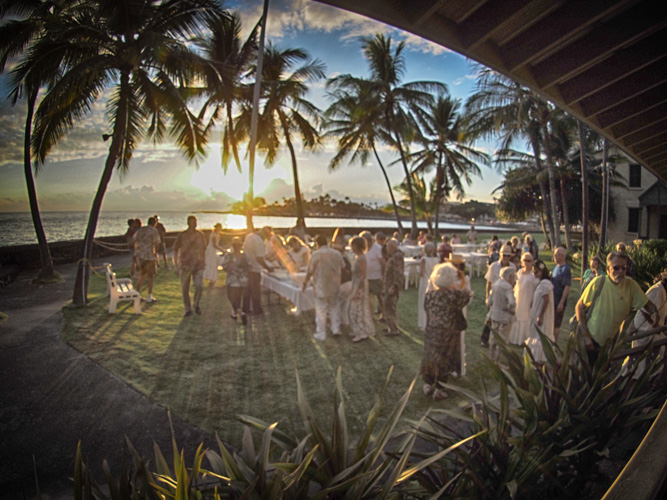 Pāʻina - yesterday. Hulihe'e Palace.