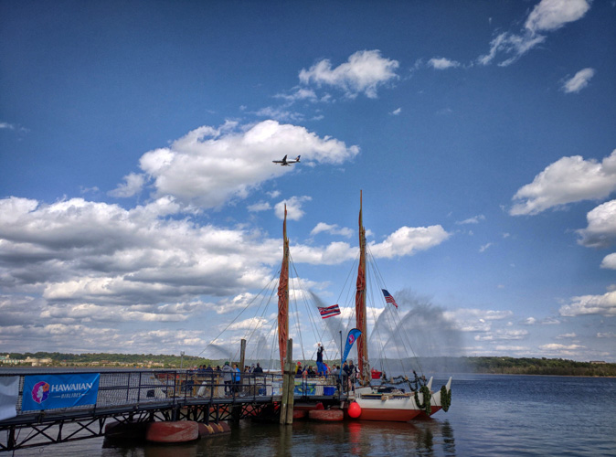 The Hōkūleʻa in Alexandria