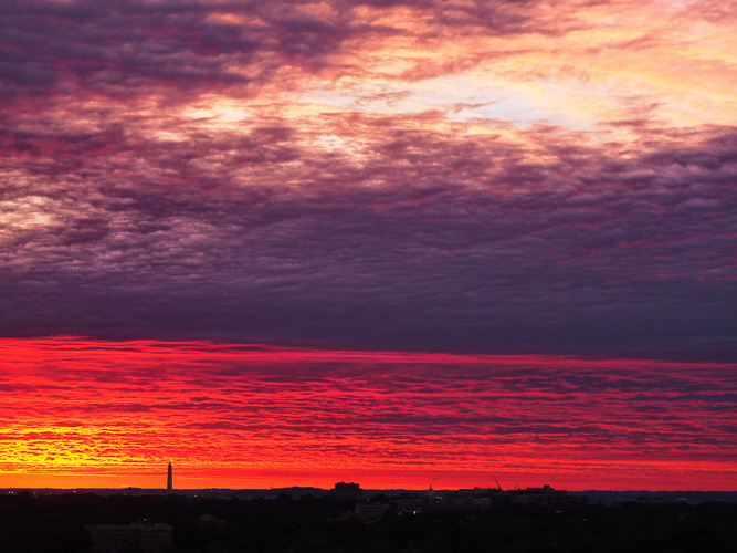 About 0545 this morning.