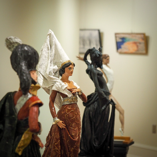 Stella's Paper Mache People