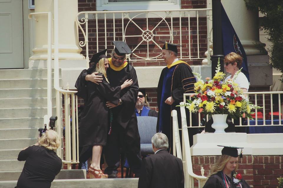 sam and steve, Radford graduation