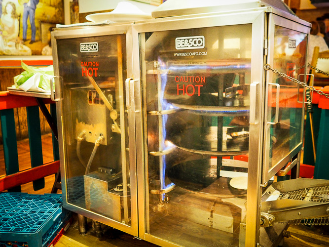Tortilla Machine at Cactus Cantina