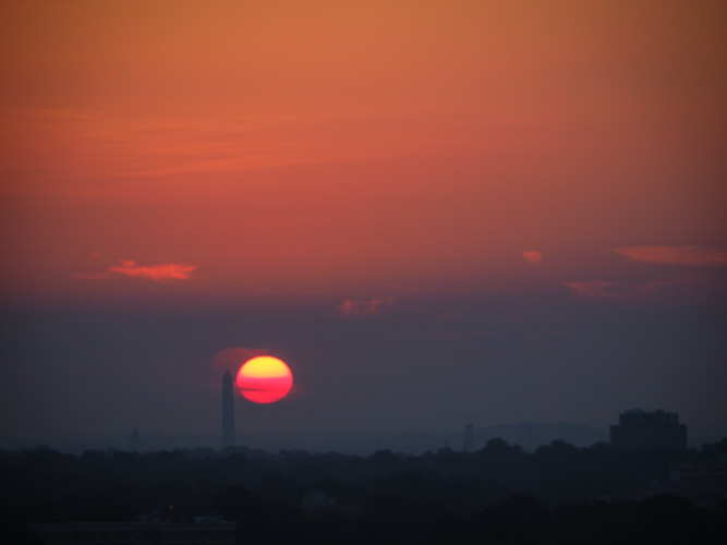 sunrise this morning