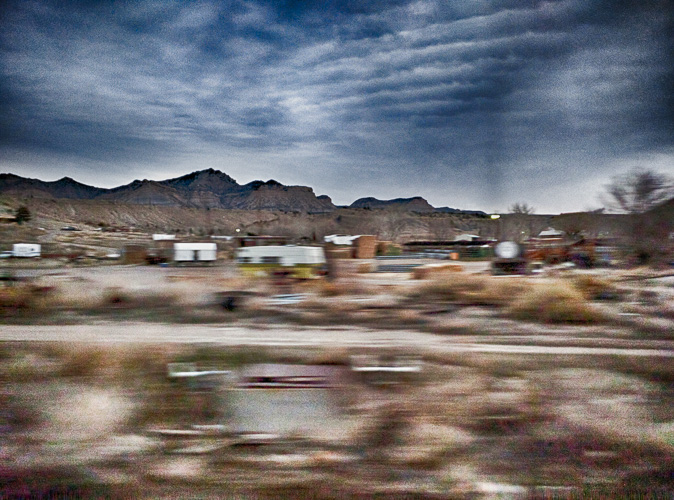 Out the train window - march 4, 2016 - helper utah