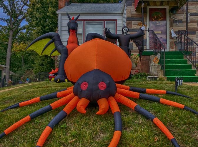 Yes, it is scarey. But, it isn't Halloween.