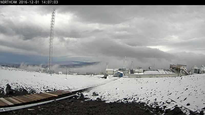 Mauna Kea this afternoon