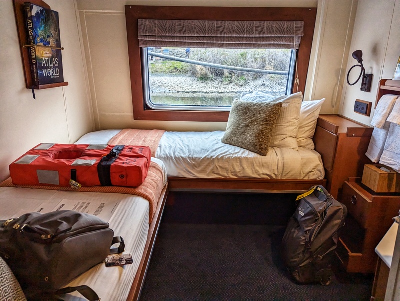 Cabin 300 on the seabird sailed away last night at 6 pm with out me.